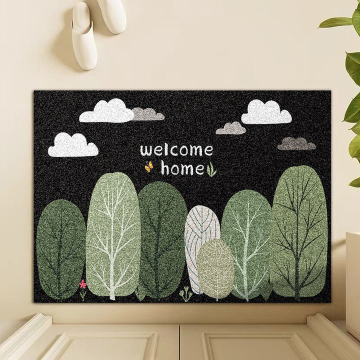 Playful Welcome Mat