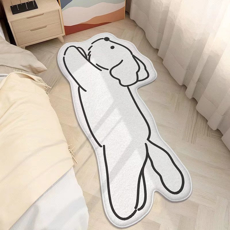 Cute Cat-Shaped Area Rug Kalsten