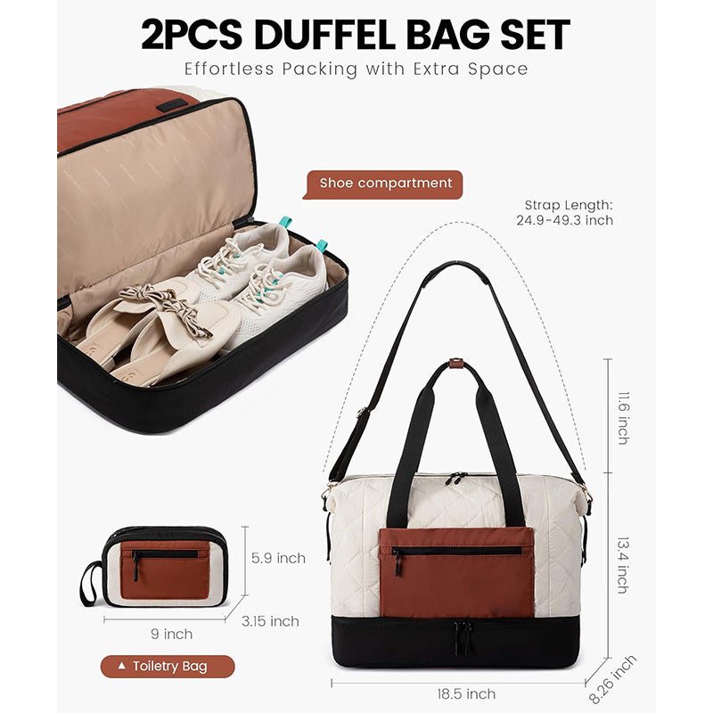 Multifunctional Travel Bag with Insulating Inner Compartment Kalsten