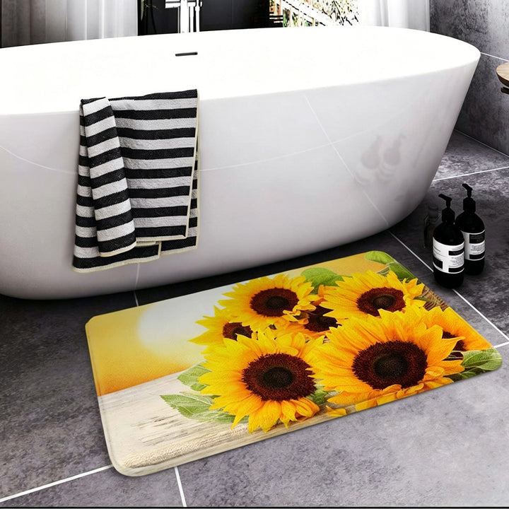 Coastal Nautical Bath Mat Kalsten