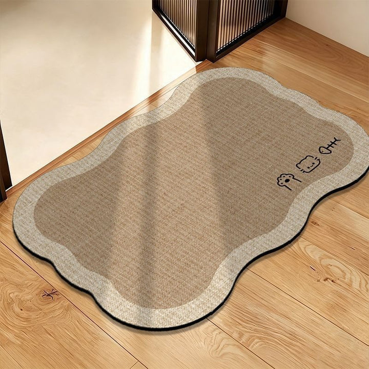 Decorative Pet-Themed Area Mat Kalsten