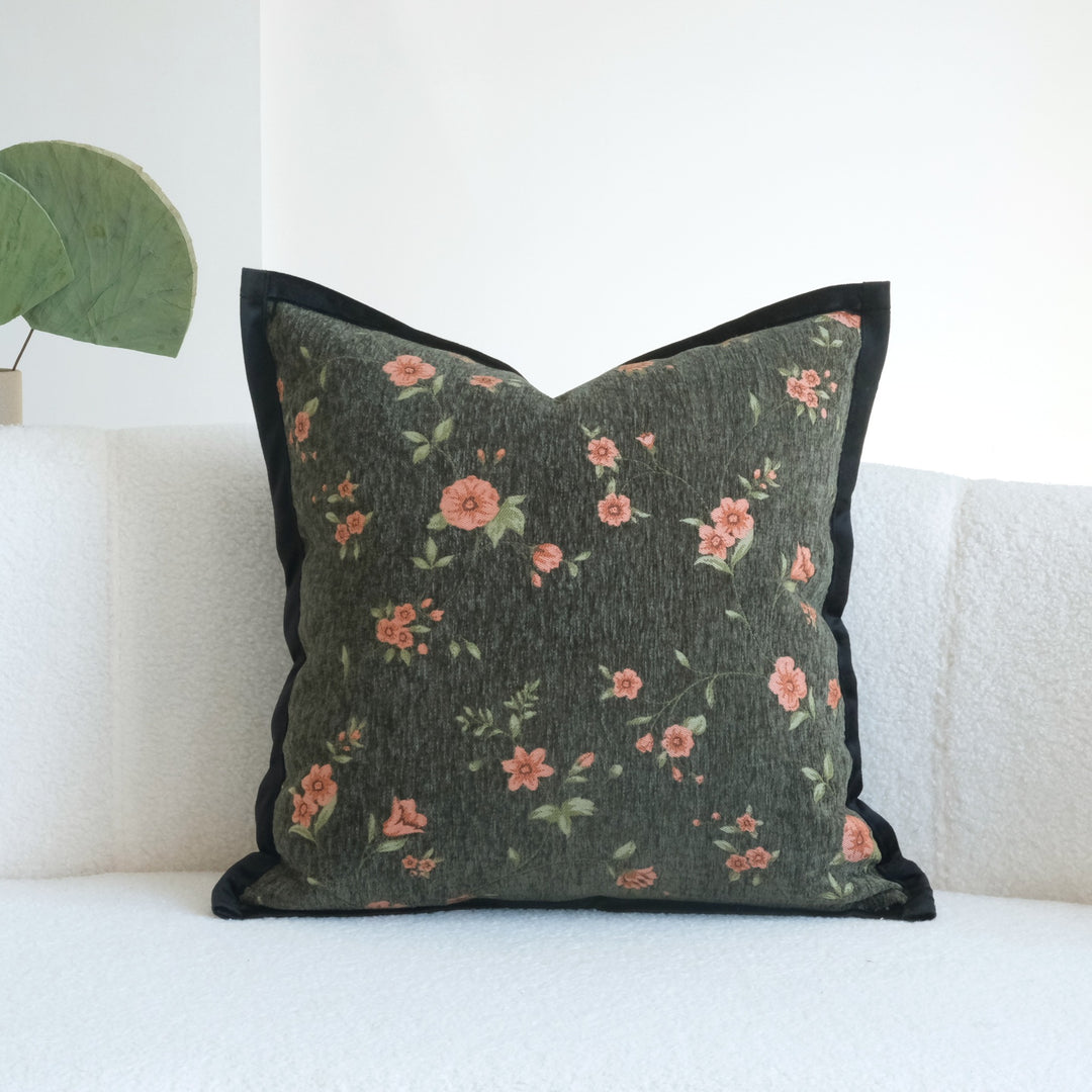 Textured Velvet Accent Cushion for Home Decor