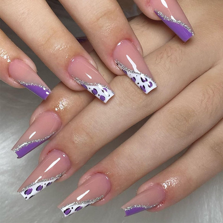 Decorative Long Acrylic Nail Art Extensions Kalsten