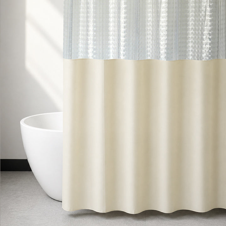 Textured Waterproof Shower Curtain Kalsten