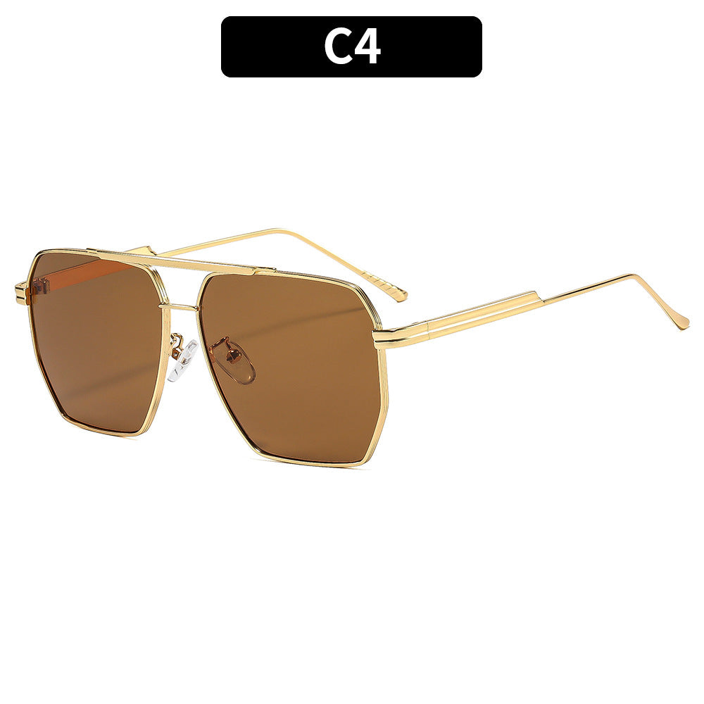 Premium Geometric Shield Sunglasses