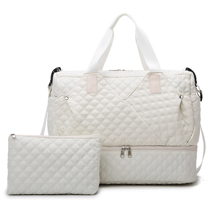 Quilted Multitasking Travel Duffle Bag Kalsten
