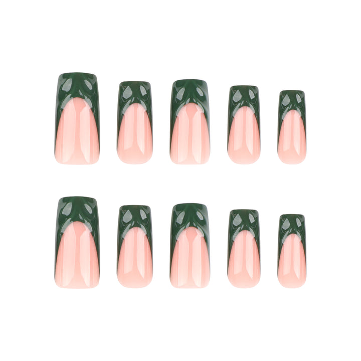 Artful Nail Extensions with Botanical Design Kalsten