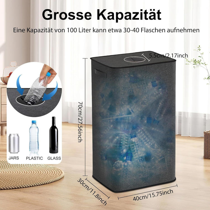 Laundry basket with removable inner bag Kalsten
