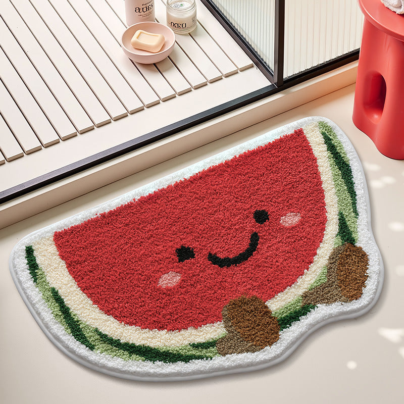 Cute dessert-themed bath mat