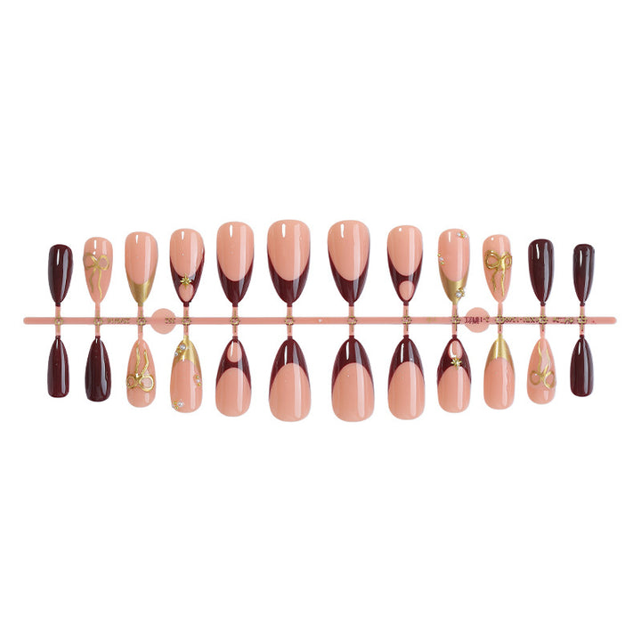 Premium Press-On Nail Set with Glamorous Articulated Designs Kalsten