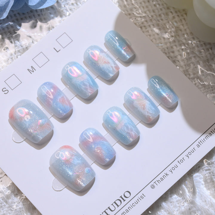 Elegant Press-On Nail Art Set Kalsten