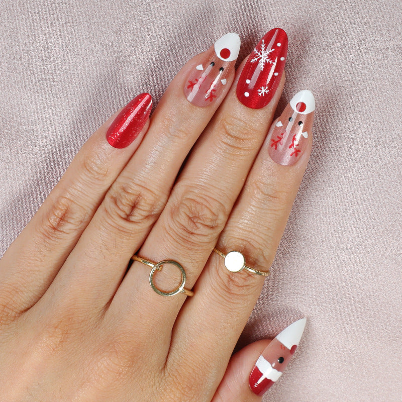 Holiday-Themed Press-On Nail Art Set