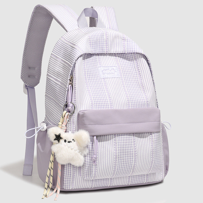 Stylish Striped Design Backpack Kalsten