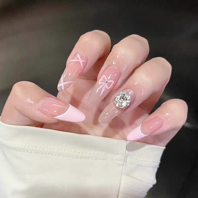 Elegant Stiletto Press-On Nail Art Kalsten