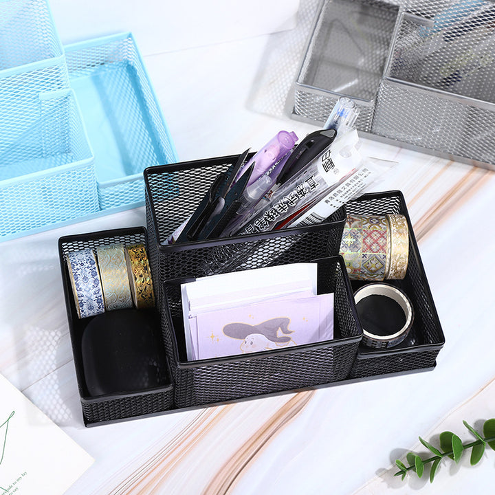 Multi-Compartment Wire Mesh Organizer Kalsten
