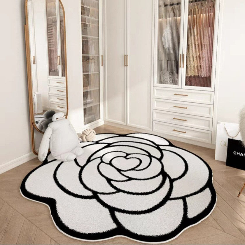 Floral Shaped Area Rug Kalsten