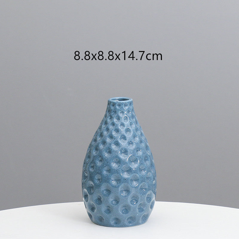 Textured Ceramic Decorative Vase Kalsten