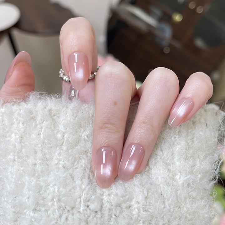 Elegant Glossy Ombre Press-On Nails Kalsten
