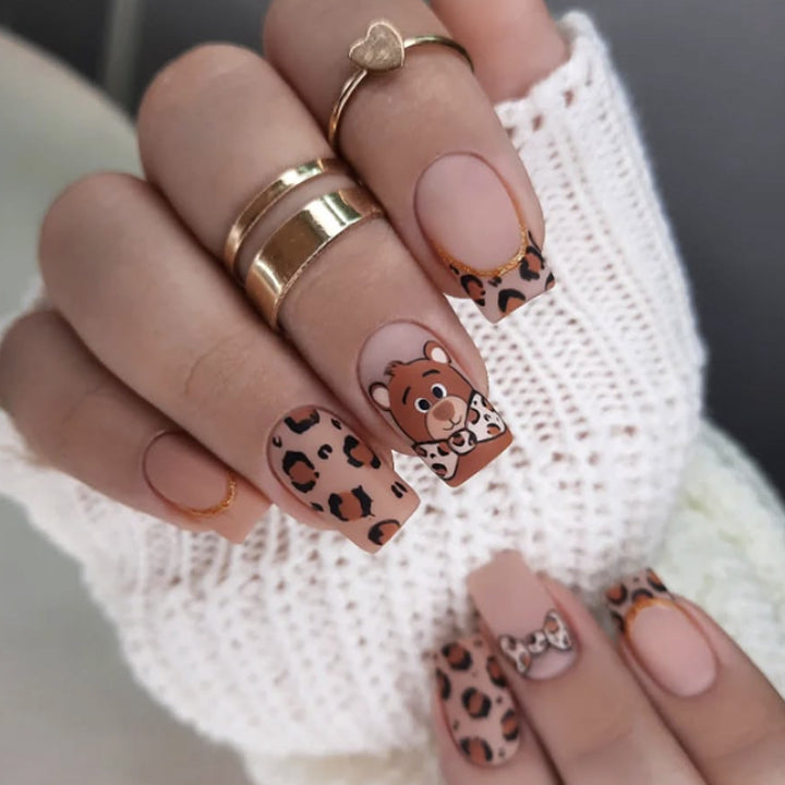 Playful Animal-Themed Nail Art Kalsten