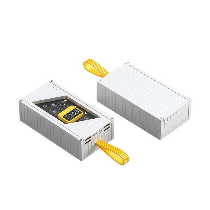 Portable power bank with integrated digital charging status display and fast charging function Kalsten