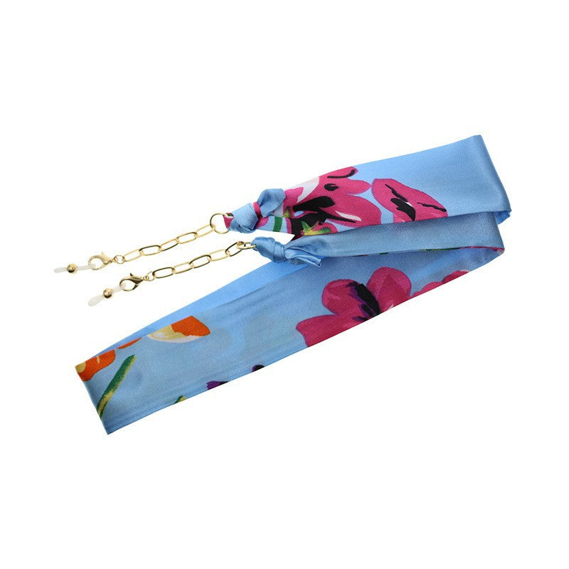 Floral Silk Eyewear Chain Kalsten
