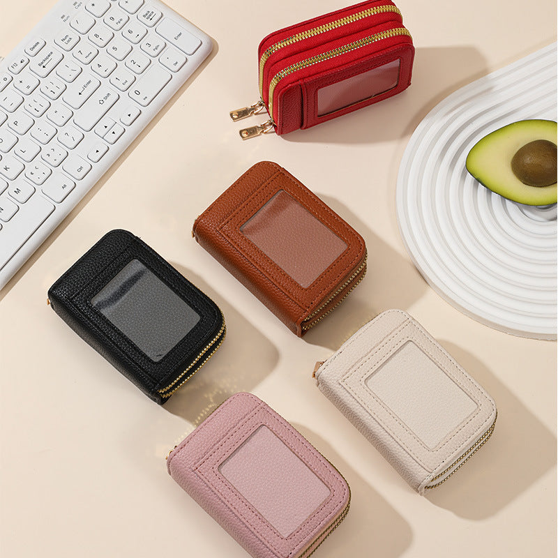 Compact Multi-Pocket Zippered Wallet Kalsten