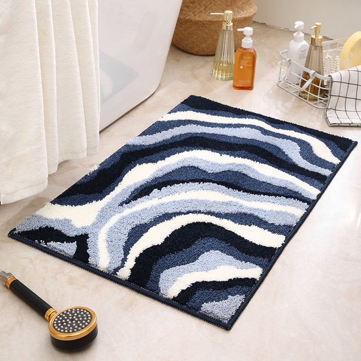 Abstract Pattern Bath Mat for Bathroom