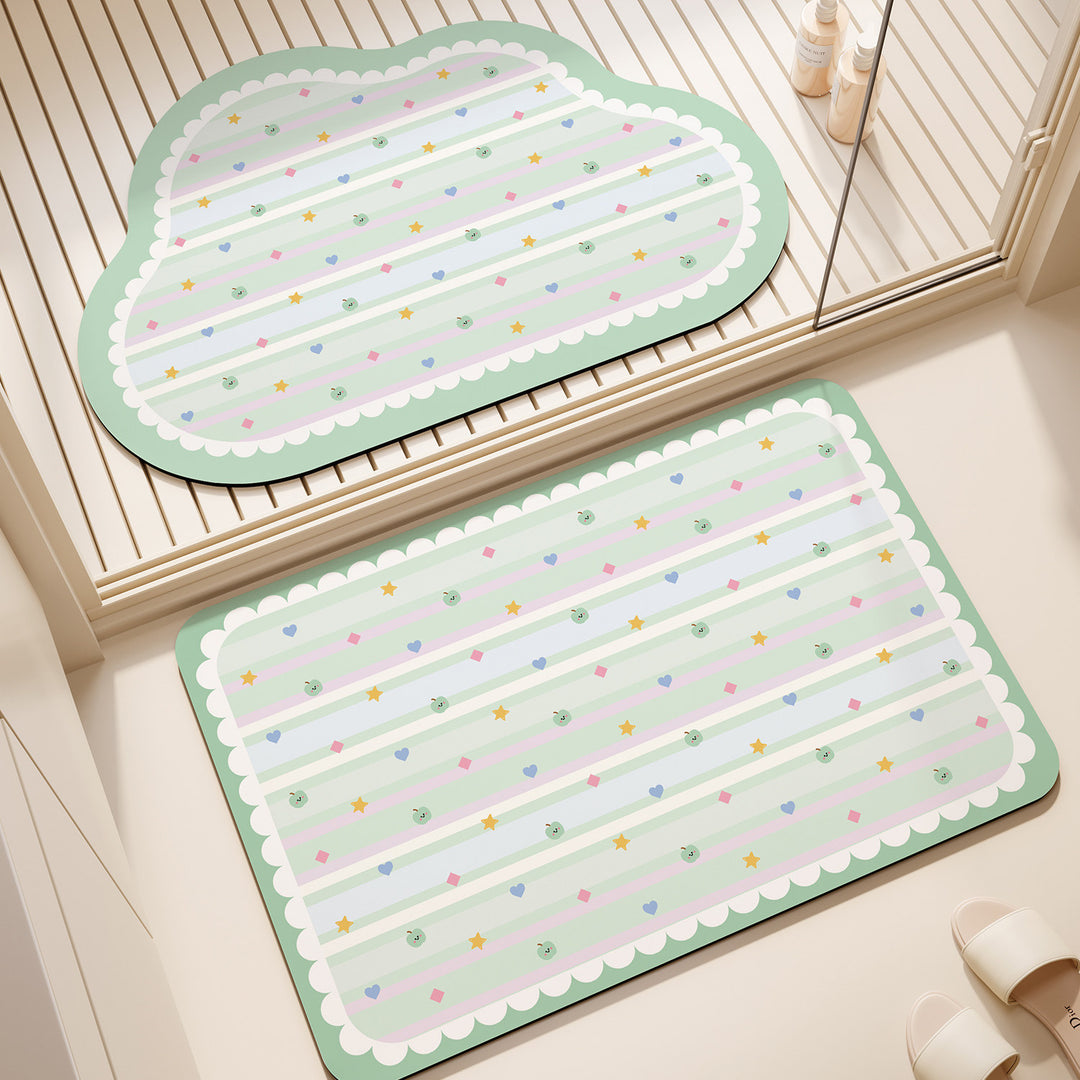 Cute Bow-Patterned Bath Mat Kalsten