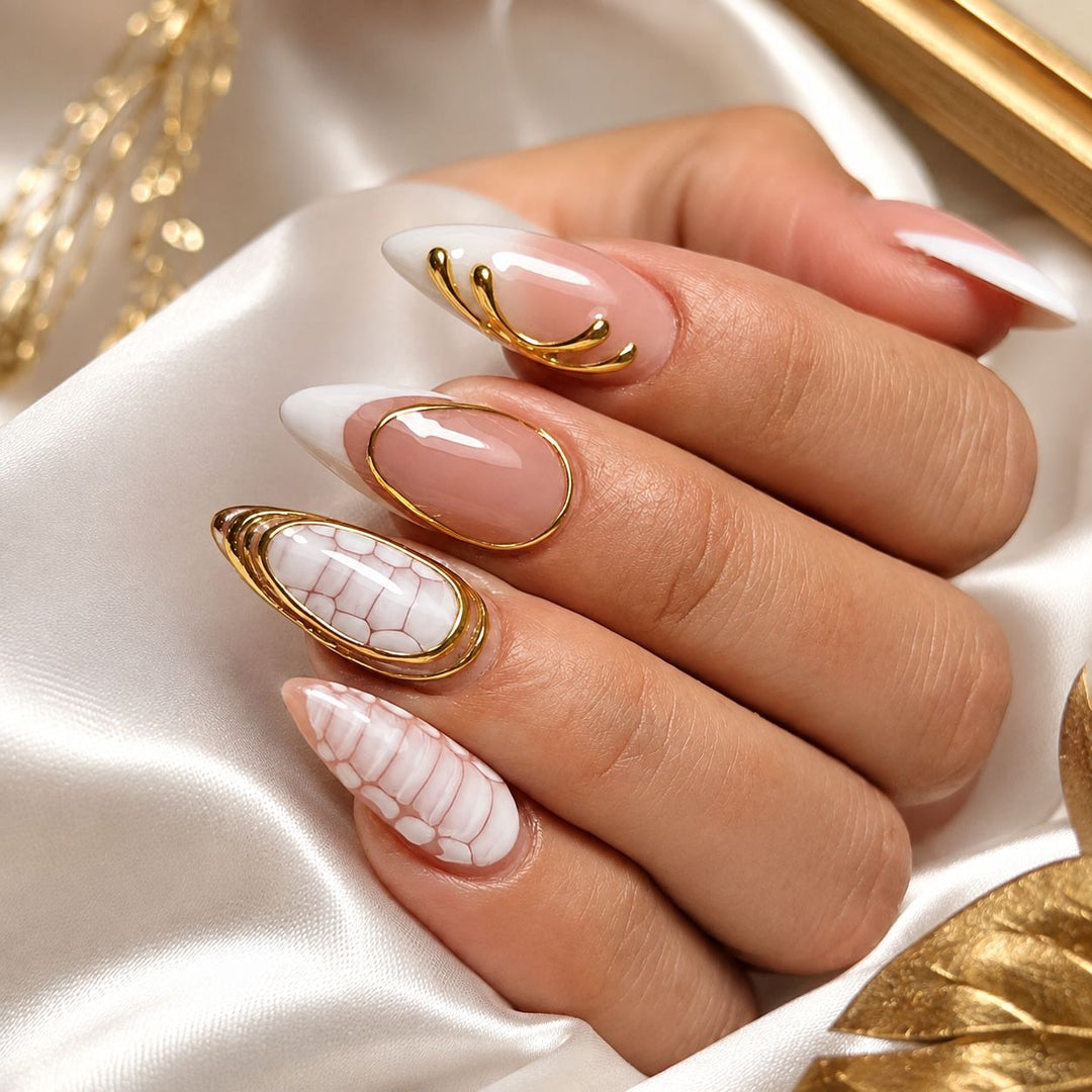 Premium Nails with Art Design Kalsten