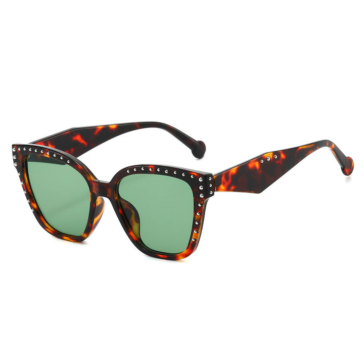 Oversized Fashion Cat-Eye Sunglasses with Rhinestone Details Kalsten