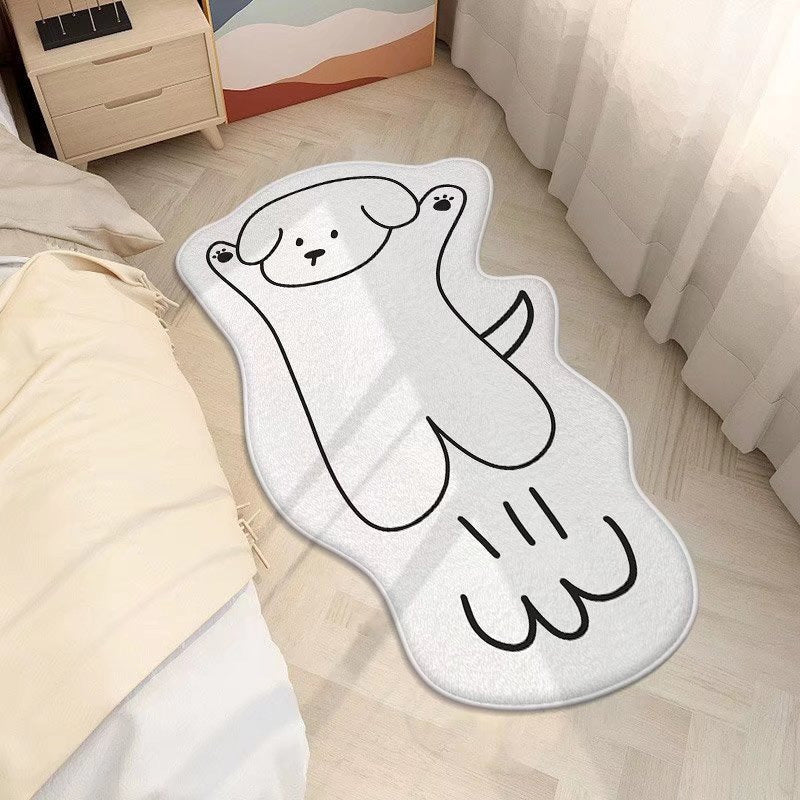 Cute Cat-Shaped Area Rug Kalsten