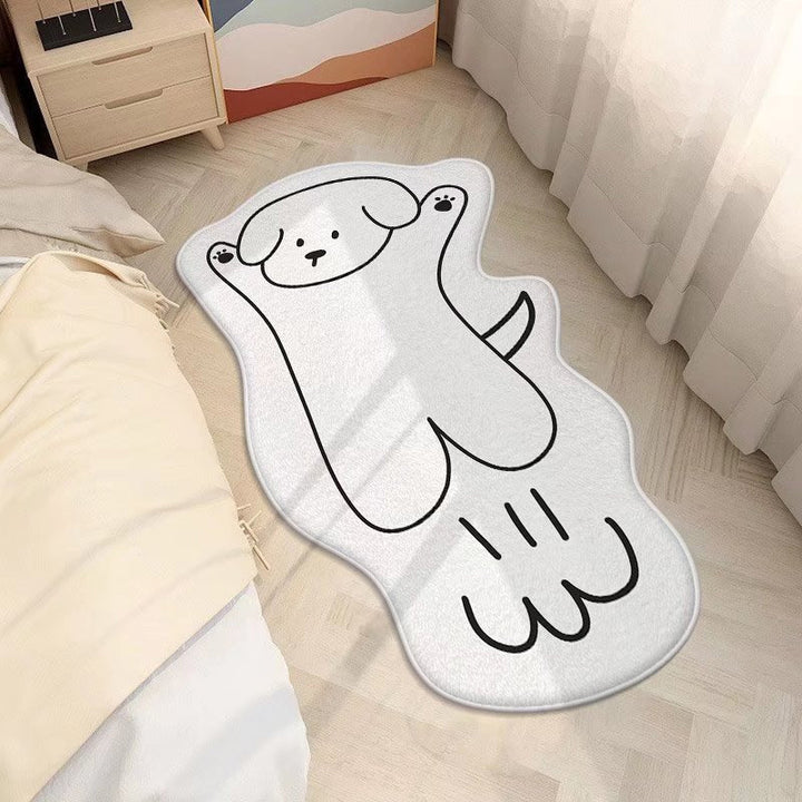 Cute Cat-Shaped Area Rug Kalsten