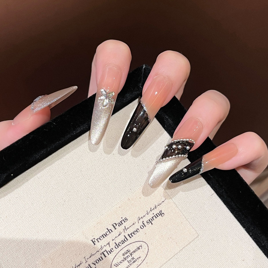 Elegant Stiletto Press-On Nail Extensions Kalsten