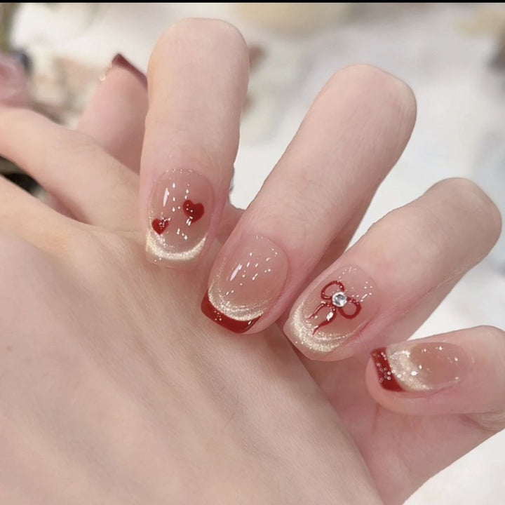 Premium Glamorous Press-On Nail Extensions Kalsten