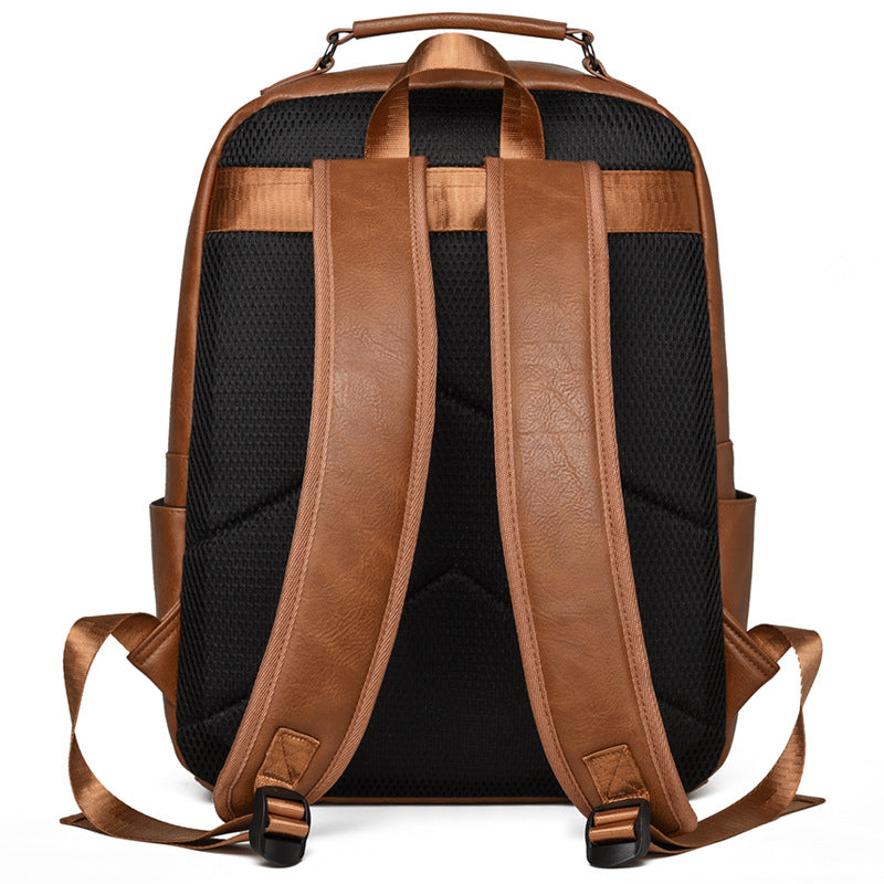 Stylish Leather Backpack Kalsten