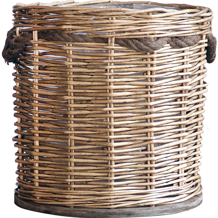 Handcrafted laundry basket with weaving Kalsten