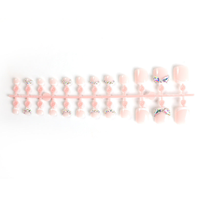 Creative nail art set with glitter and flower embellishments Kalsten