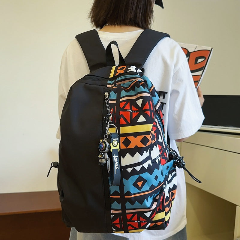 Graphic Print Backpack Kalsten
