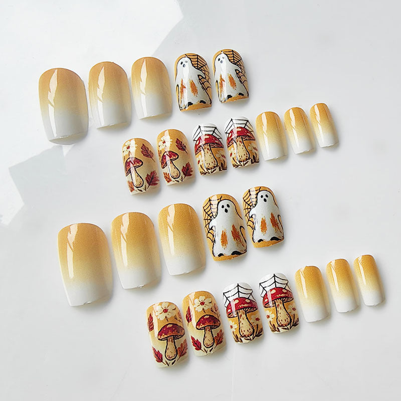 Artificial nails in Halloween design Kalsten