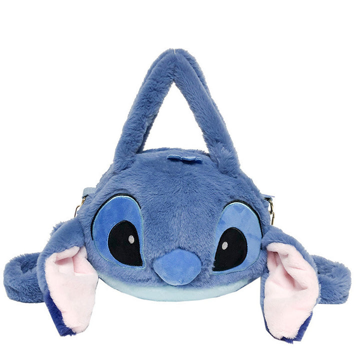Plush Animal-Themed Crossbody Bag