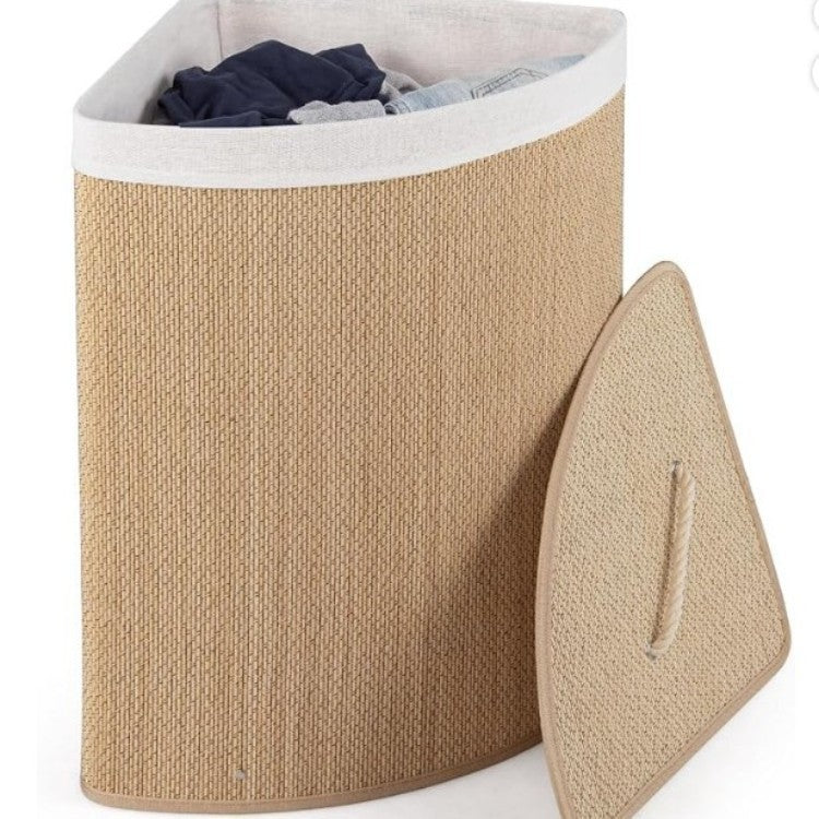Elegant laundry container with removable lid and sturdy handles Kalsten