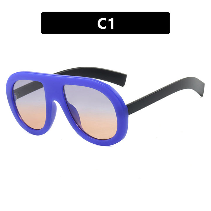 Ladies oversized sunglasses in futuristic design Kalsten