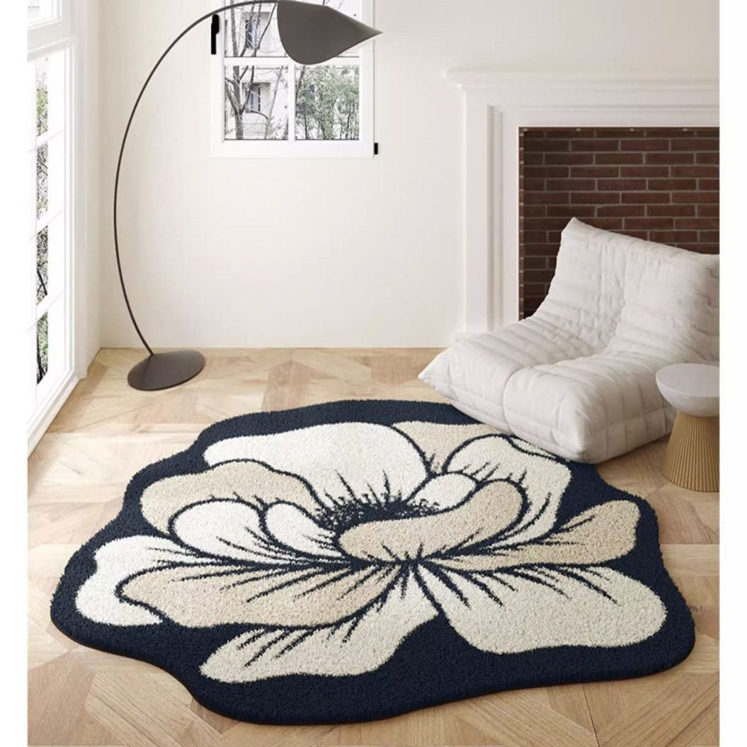Floral Shaped Area Rug  1789754099