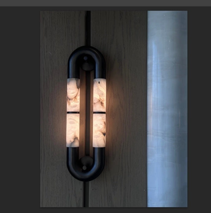 Contemporary Wall Sconce with Textured Design