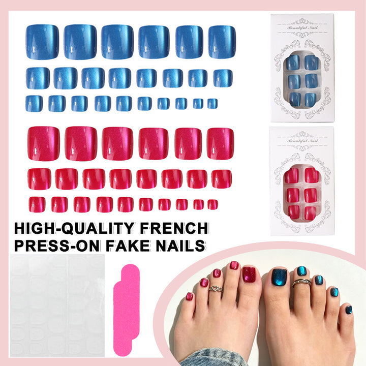 French Tip Press-On Nail Set Kalsten