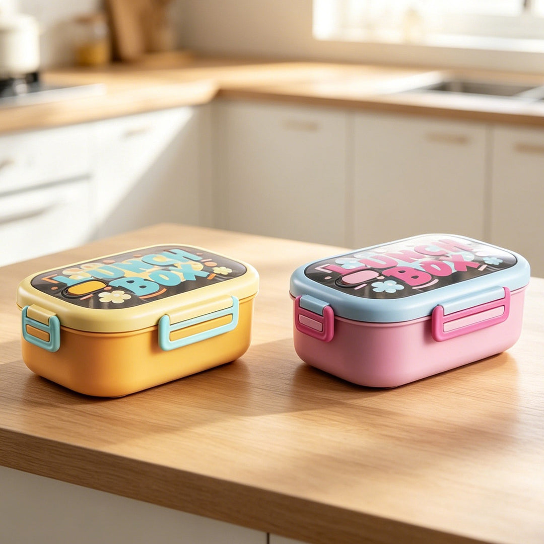 Versatile Multi-Functional Lunch Box with Fun Design