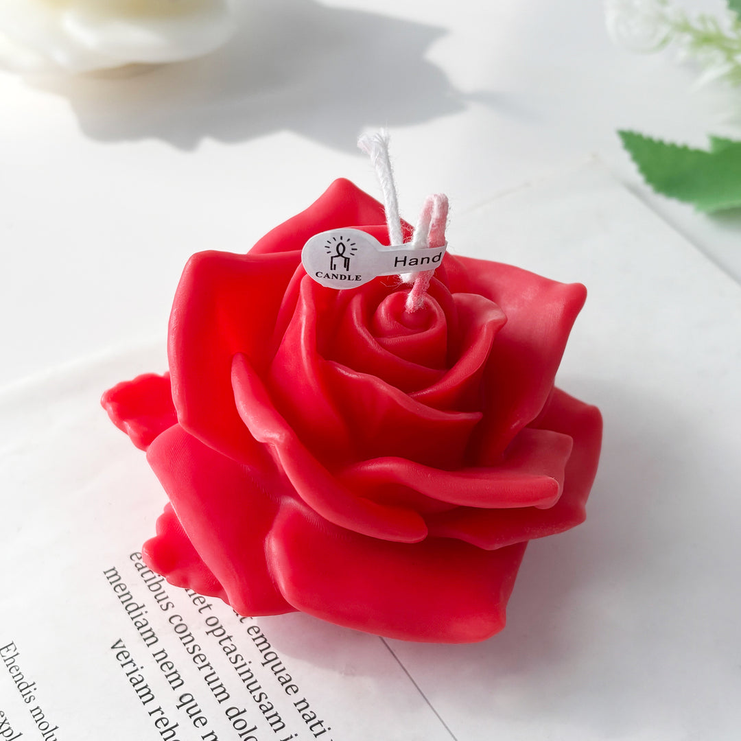 Rose-Shaped Aromatherapy Candle