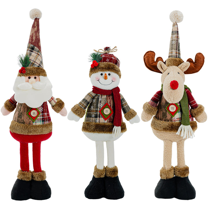 Decorative snowman figure in festive design