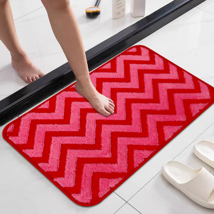 Chevron Pattern Anti-Slip Bath Mat Kalsten