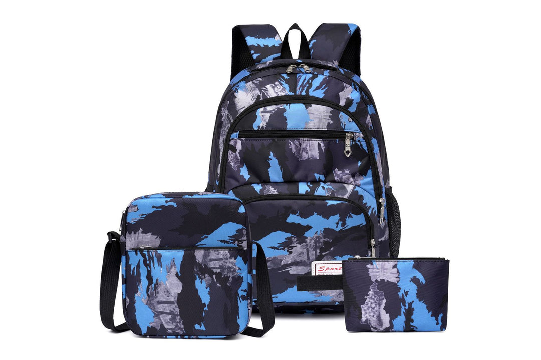 School backpack with multiple compartments and matching accessories Kalsten